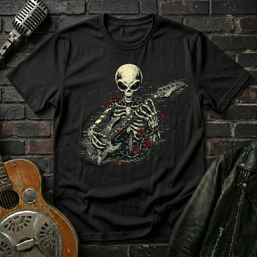 Alien Guitarist T-Shirt - Image 2