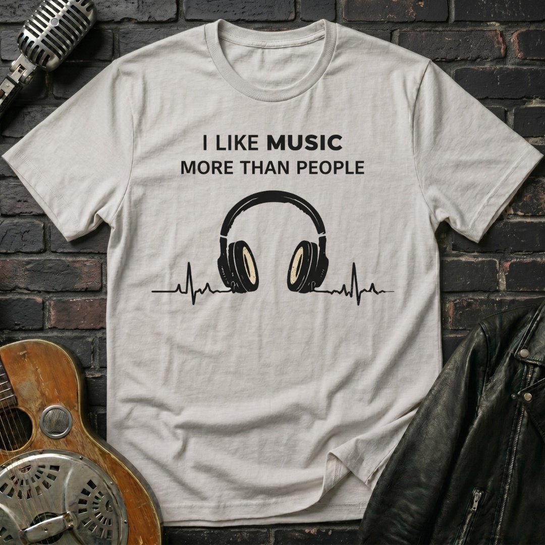 Music More Than People T-Shirt - Image 2