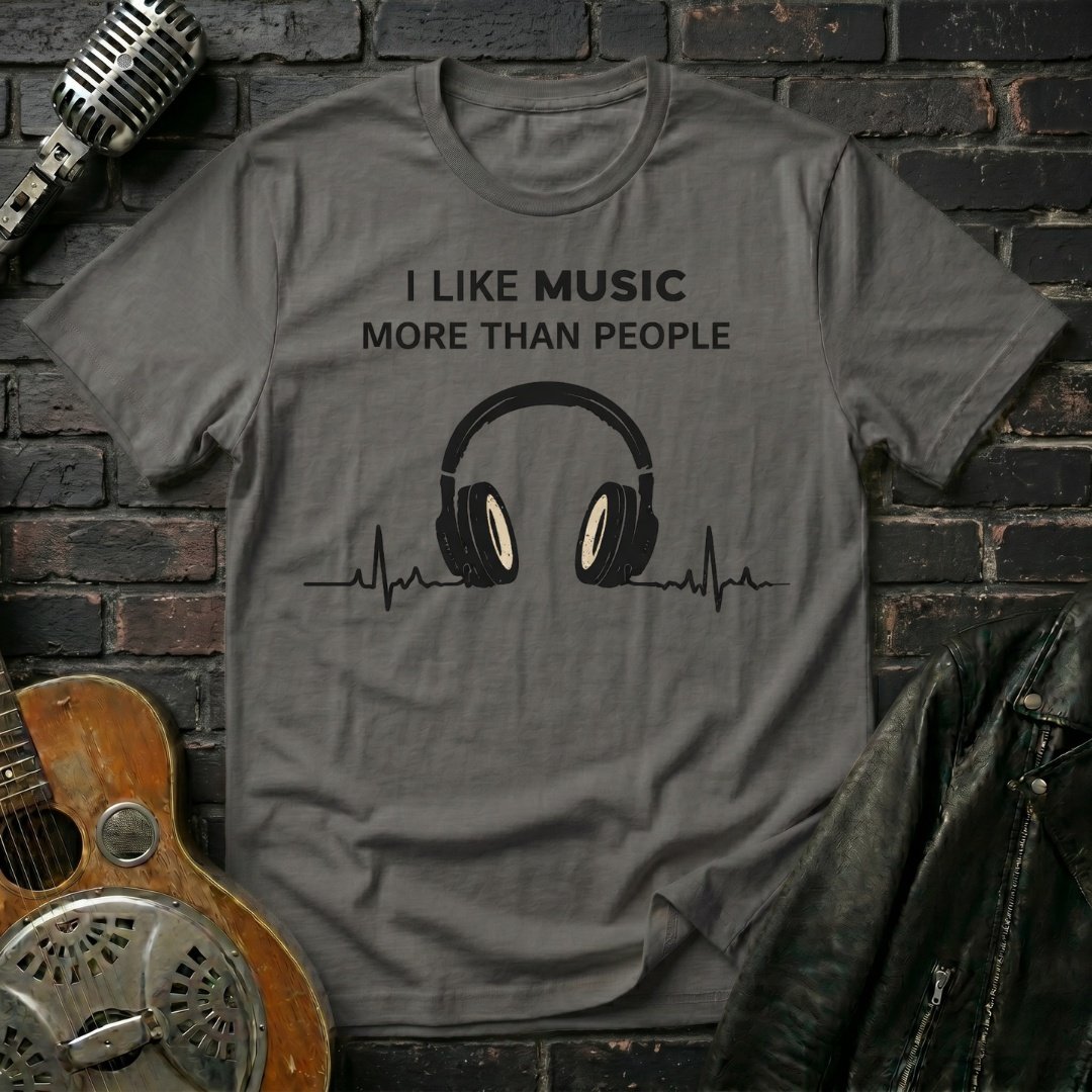 Music More Than People T-Shirt - Image 3