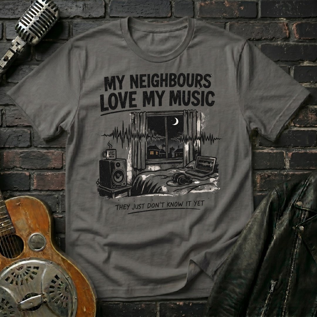 Neighbours Love My Music T-Shirt - Image 3