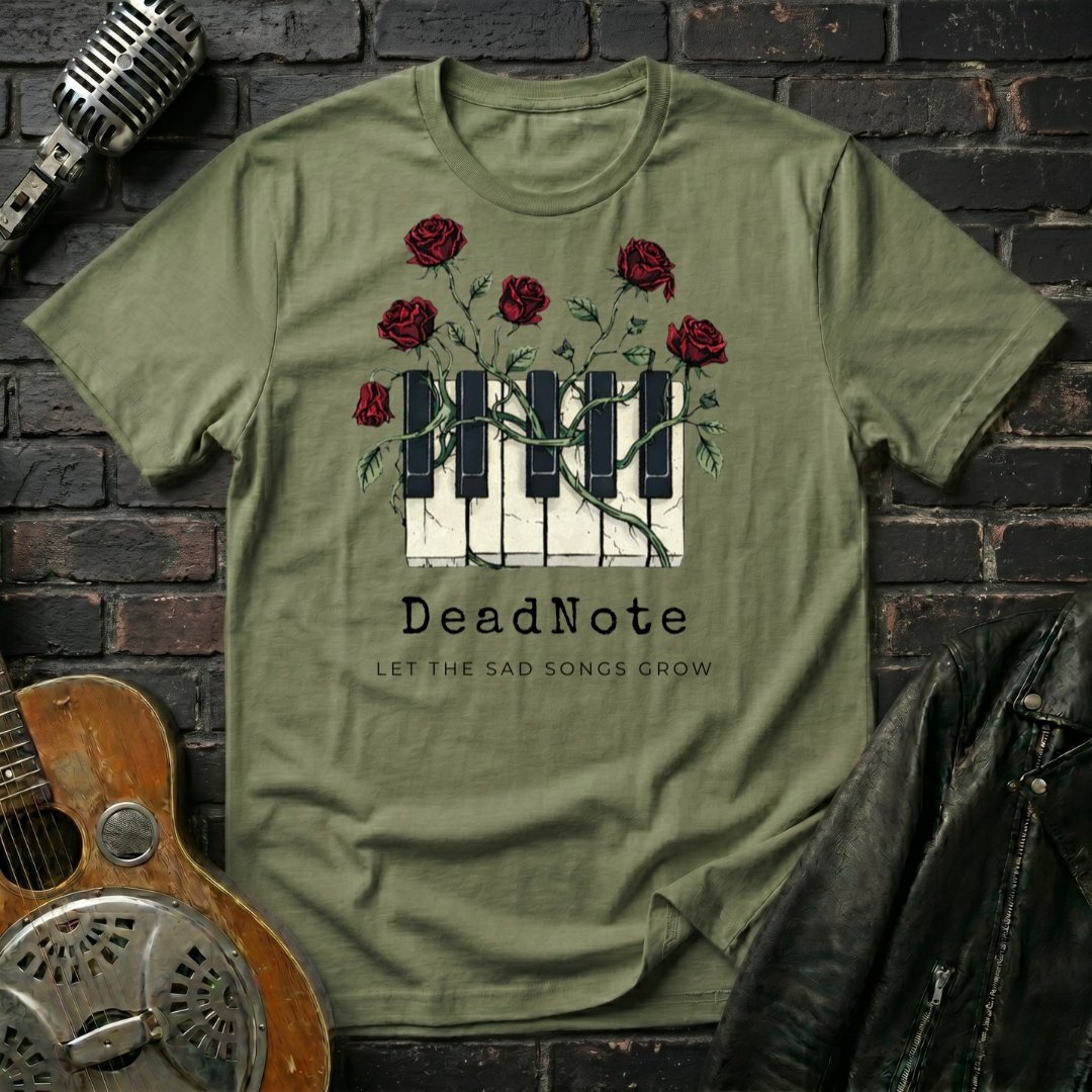 Sad Songs Crimson Roses T-Shirt - Image 3