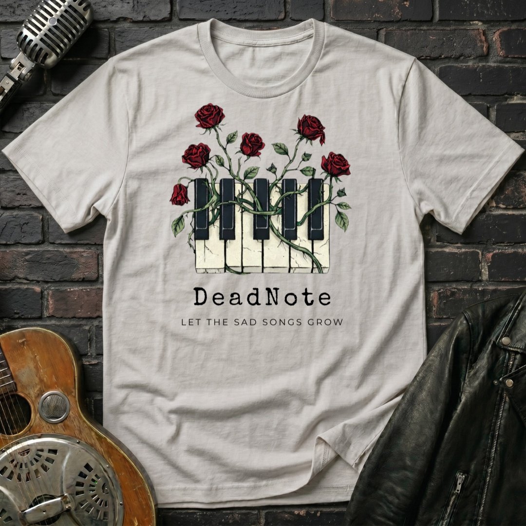 Sad Songs Crimson Roses T-Shirt - Image 2