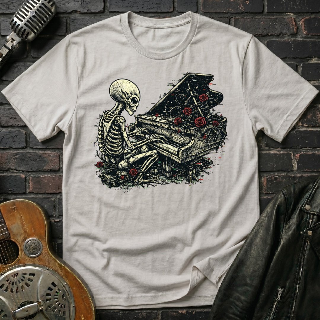 Alien Pianist T-Shirt - Image 2