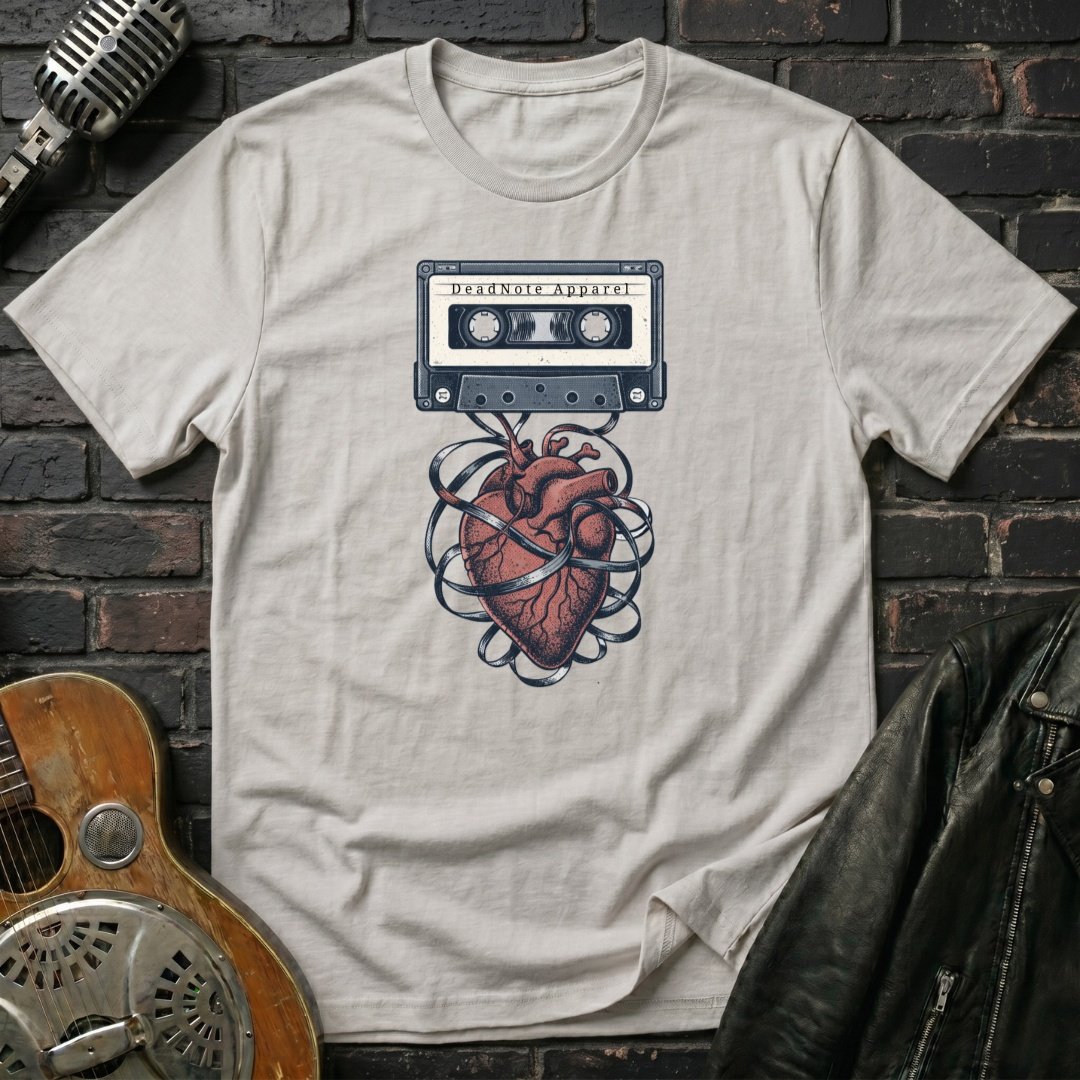 Cassette Heart T-Shirt - Image 2