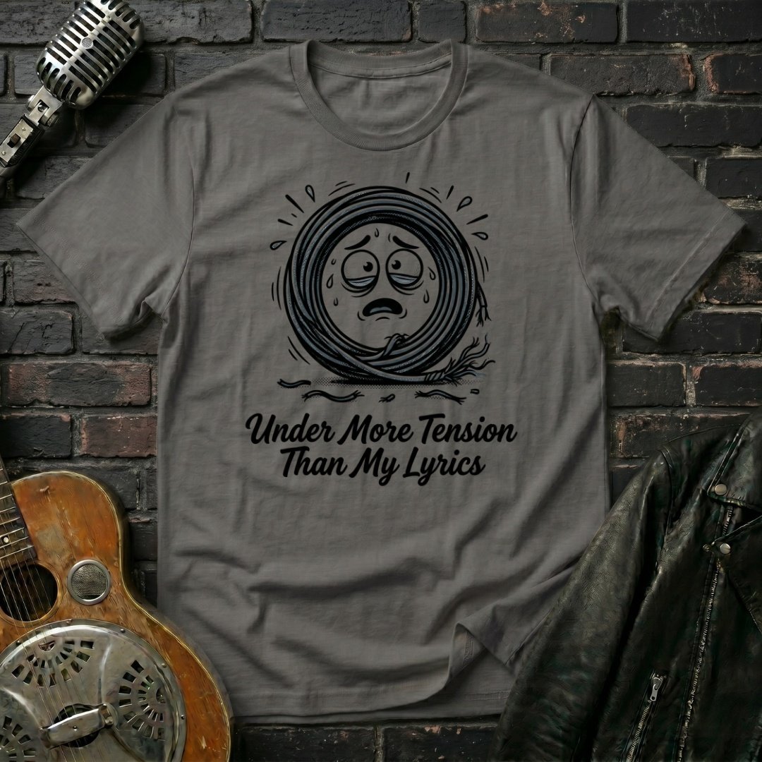 More Tension Than Lyrics T-Shirt - Image 4
