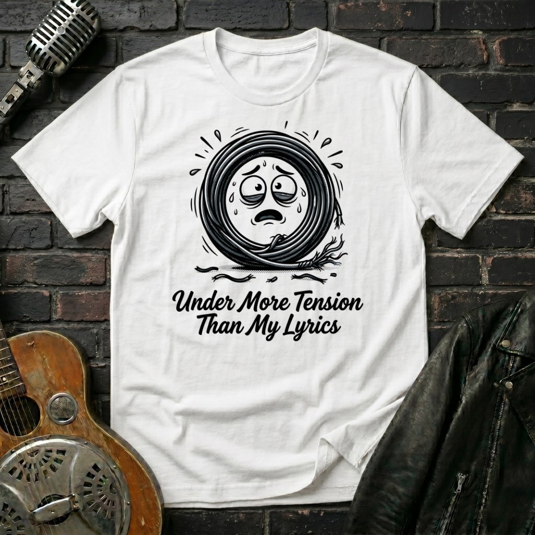 More Tension Than Lyrics T-Shirt - Image 2
