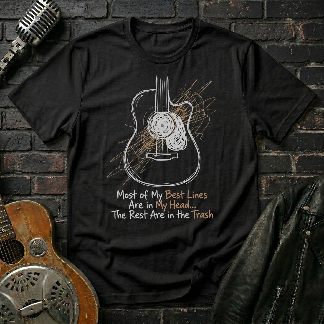 Guitar Scribble T-Shirt - Image 4
