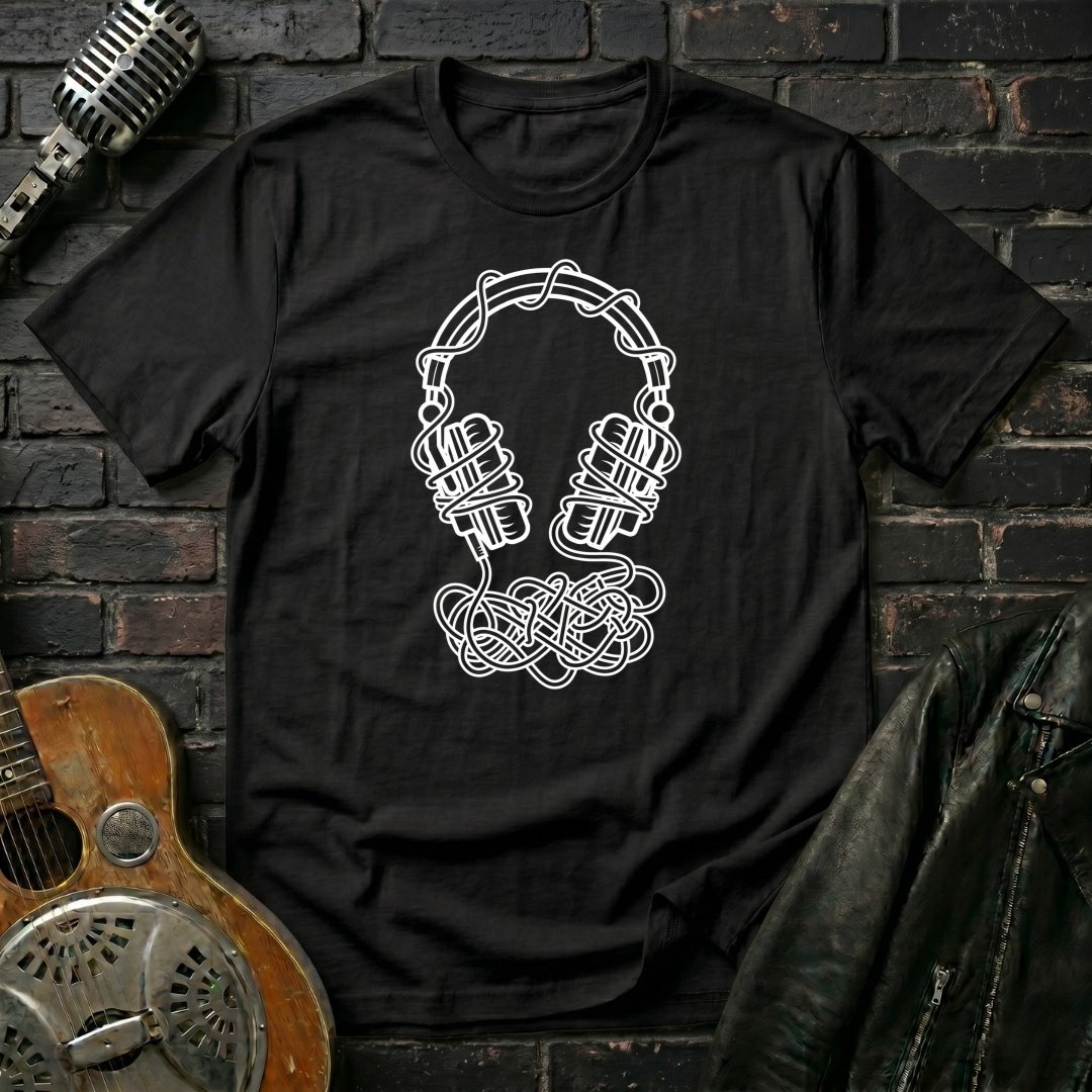 Knot The Headphones T-Shirt - Image 2