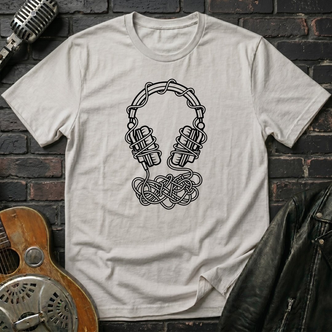 Knot The Headphones T-Shirt - Image 3