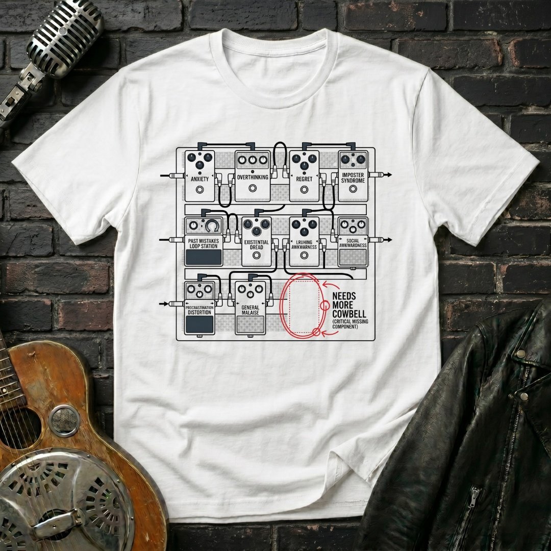Cowbell for Pedalboard T-Shirt
