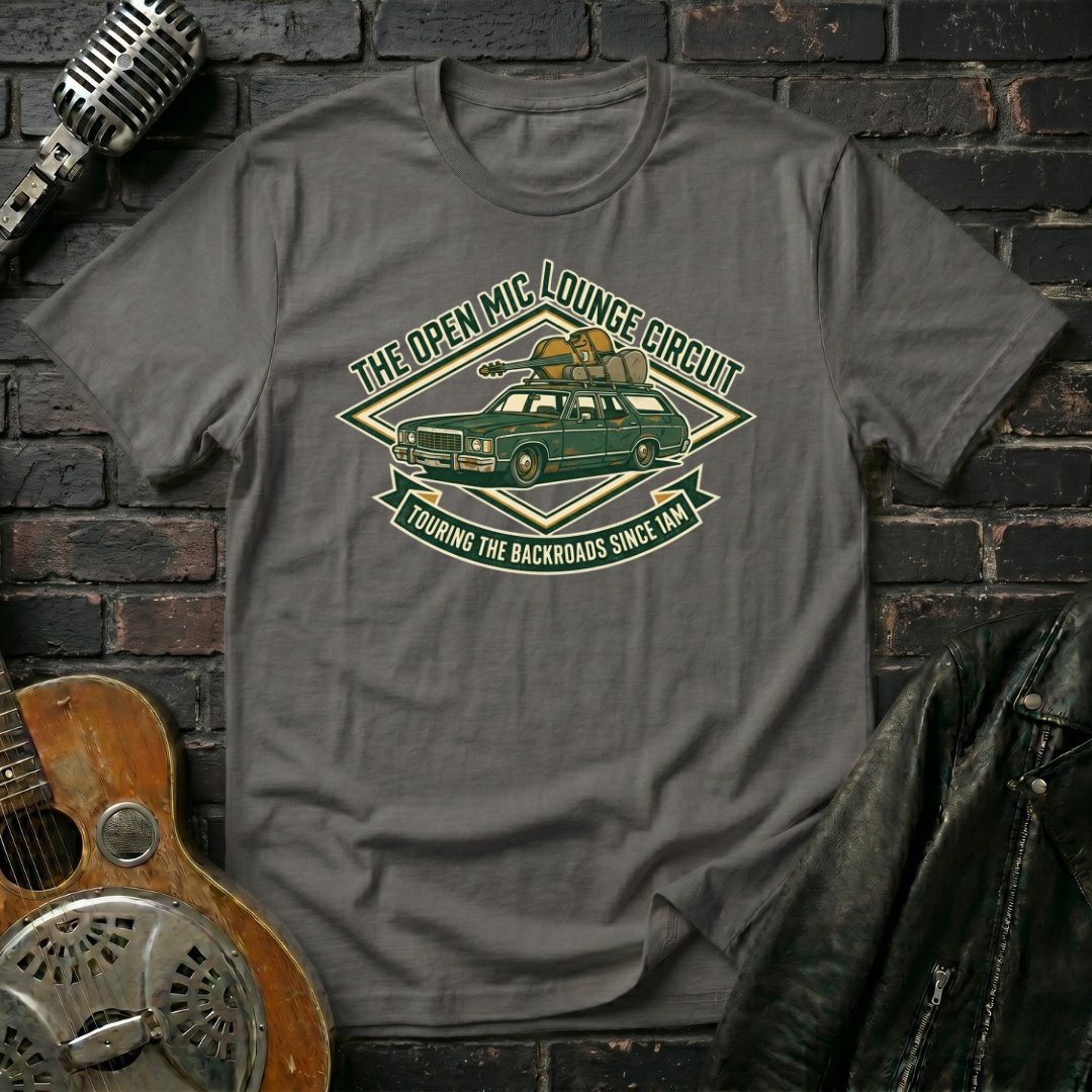 Open Mic Lounge Circuit T-Shirt - Image 4