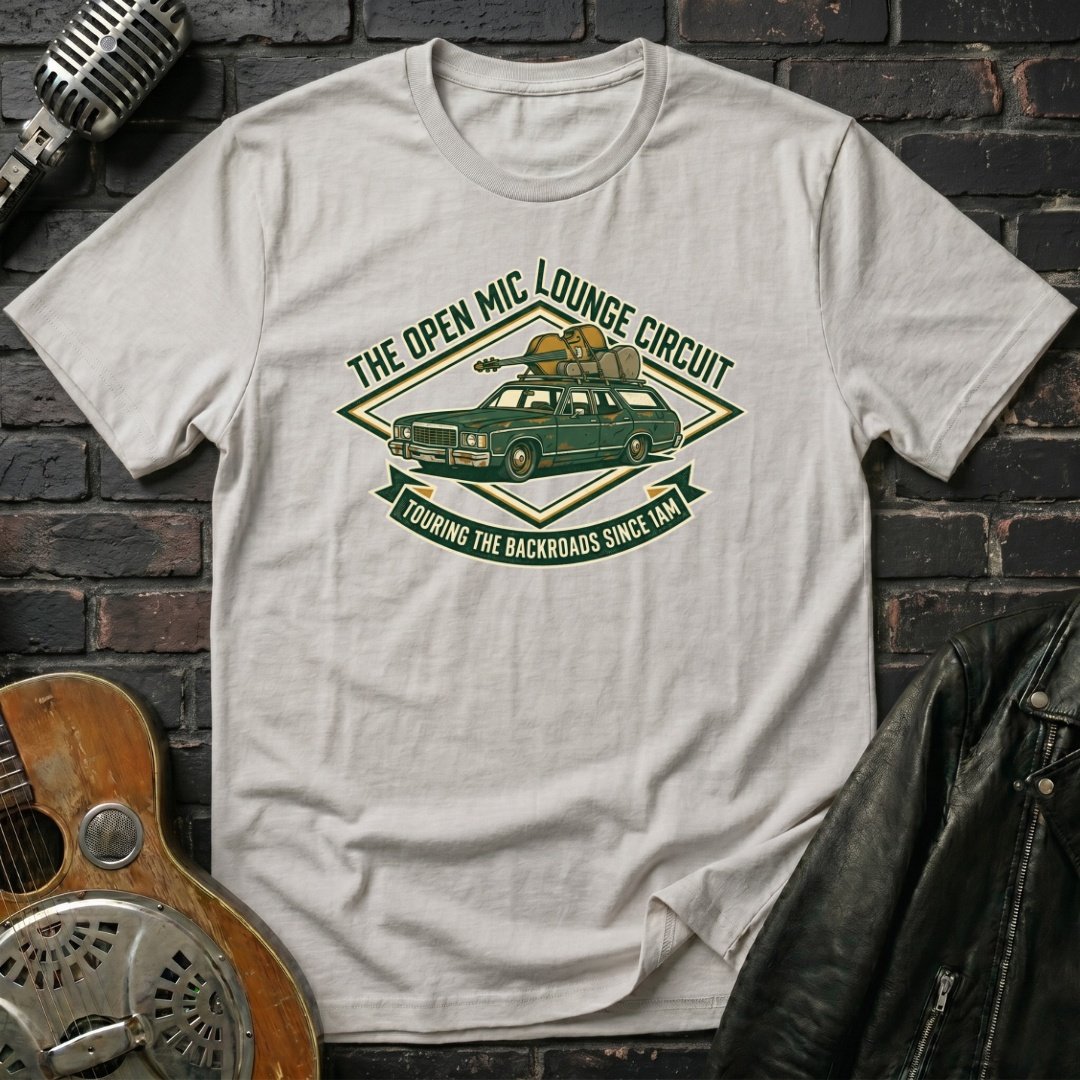 Open Mic Lounge Circuit T-Shirt - Image 3