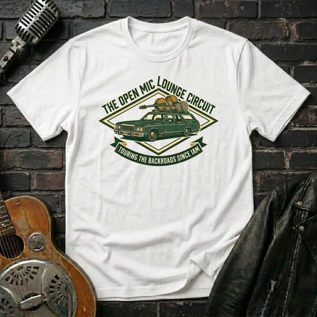 Open Mic Lounge Circuit T-Shirt - Image 2