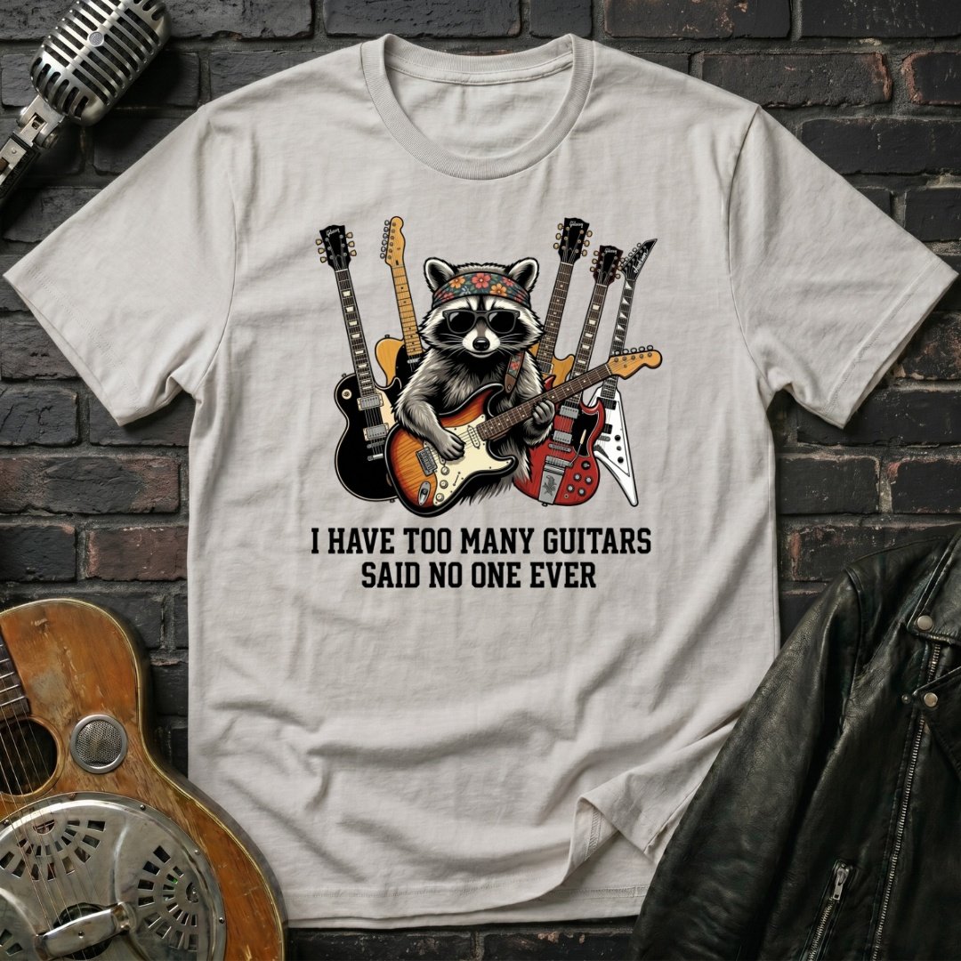 Too Many Guitars 6 T-Shirt - Image 2