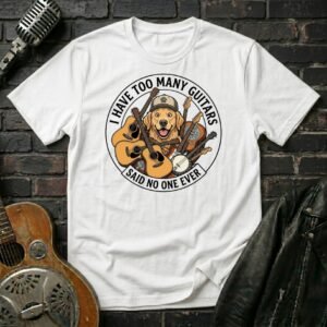 Too Many Guitars 7 T-Shirt