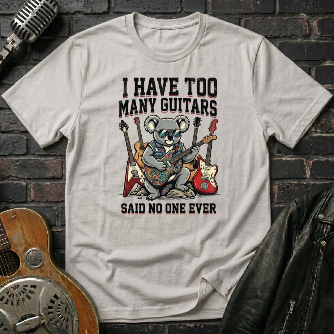 Too Many Guitars 11 T-Shirt - Image 2