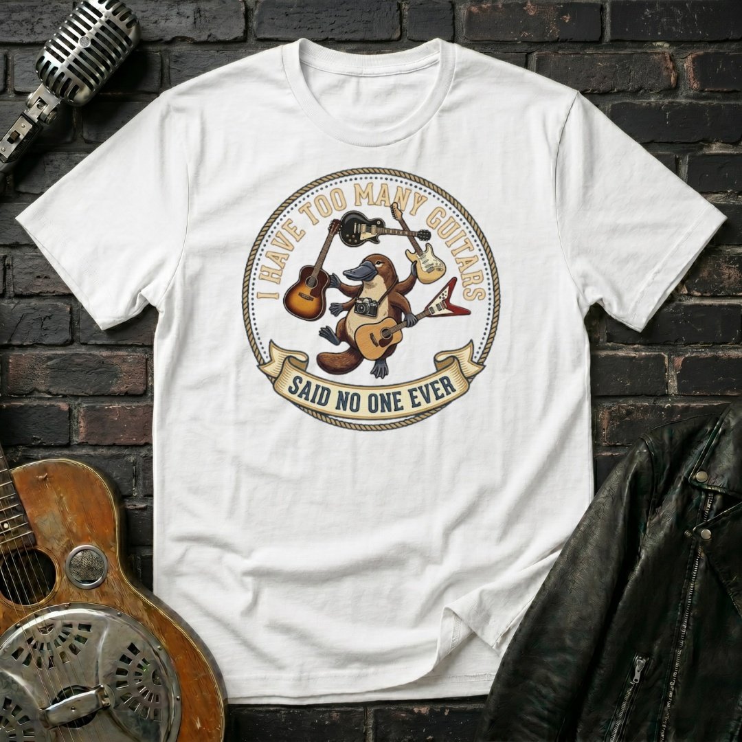 Too Many Guitars 12 T-Shirt
