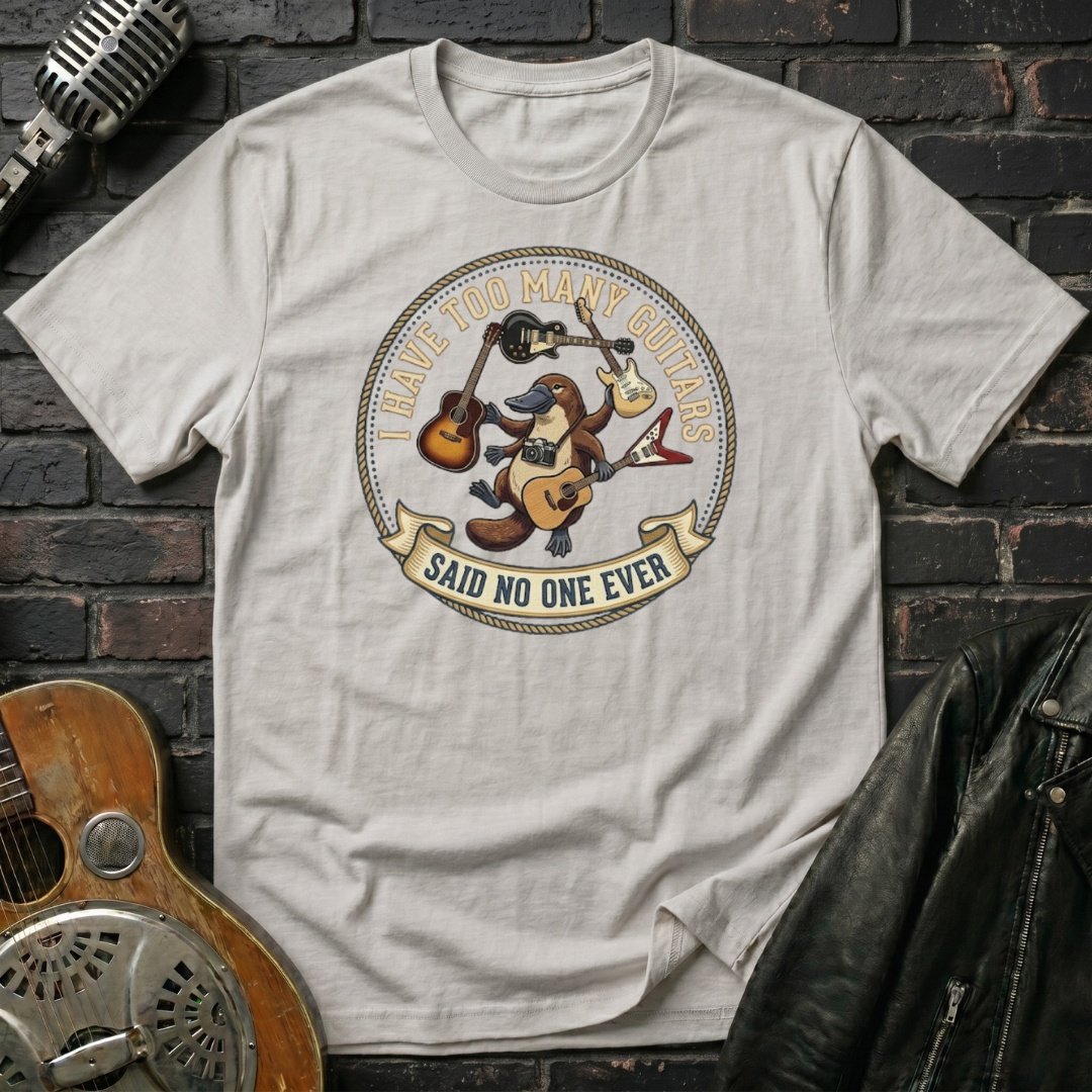 Too Many Guitars 12 T-Shirt - Image 2