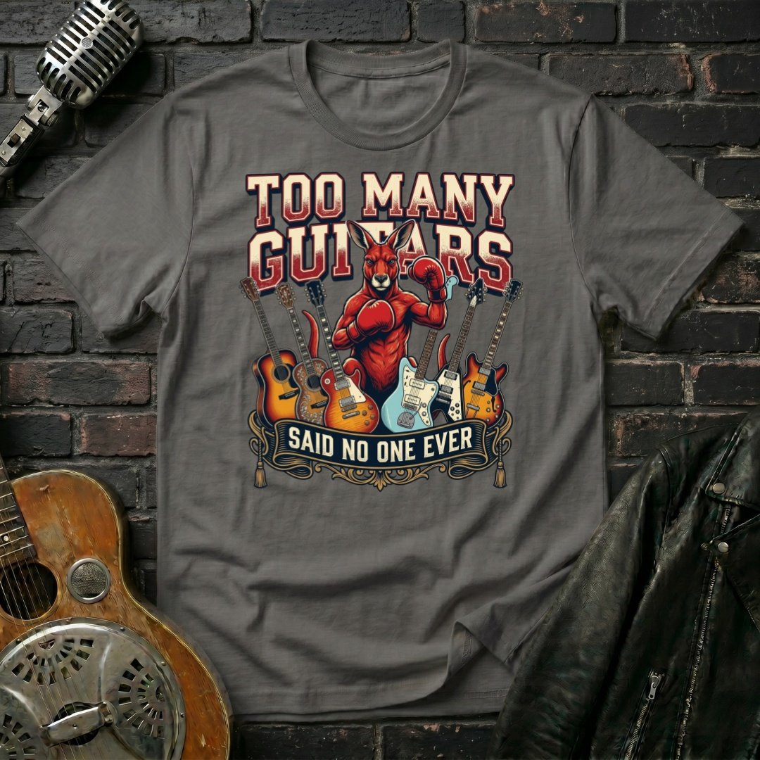 Too Many Guitars Red Roo T-Shirt - Image 4