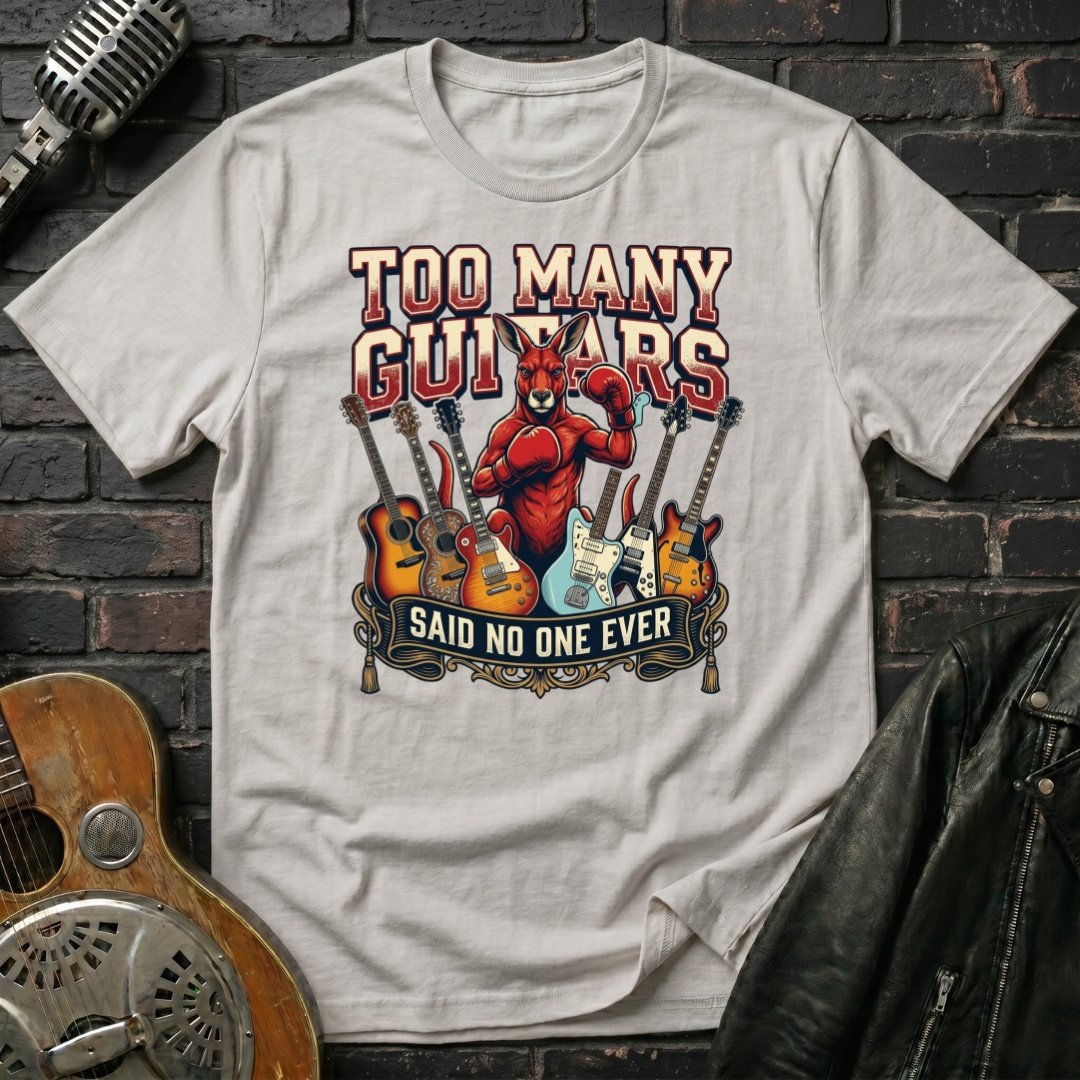 Too Many Guitars Red Roo T-Shirt - Image 3
